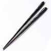 Hand Carved Ebony Chopsticks (1 Pair; Large Size: 9.3 inches