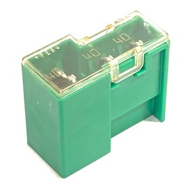 EDS 24370-C9900 24370C9900 927-9900 9279900 Compatible Replacement fuselink Fuse for Nissan Infiniti Vehicles ('03-'25). Three 40 Amp (Green) Circuits Linked in L Shaped Fuse. 925-160 925160 (3 Pack)