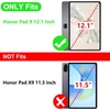 Vakarey Compatible with Honor Pad 9 12.1 Inch Case 2024,for