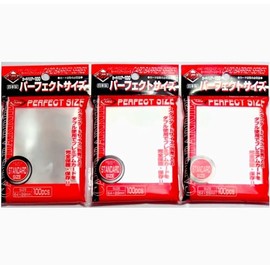 KMC 100 pochettes Card Barrier Perfect Size Soft Sleeves, 6 Packs/Total 600 pochettes