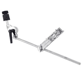 TENTOTEN Cymbal Arm Cymbal Boom Holder with Clamp, Cymbal Boom Arm with Ratchet Handle & Movable Top, 360°Cymbal Extension Mount Clamp for Splash, Crash and Effects Cymbals