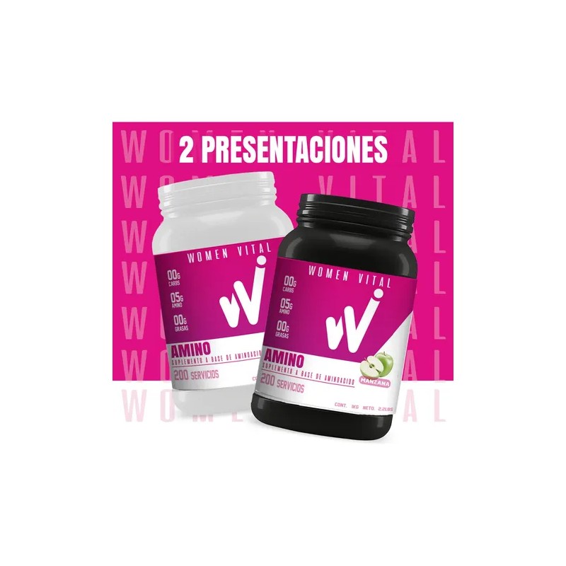 Aminoacidos Women Vital De 1kg De 200 Servis En Polvo