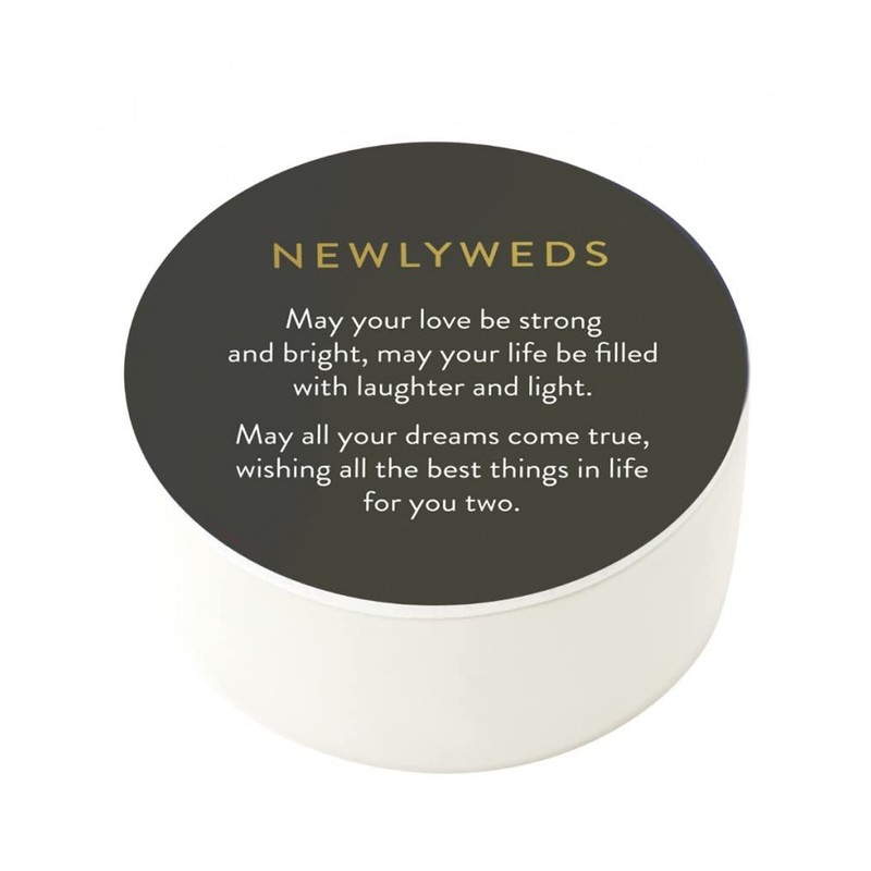 Splosh Wedding Newlyweds Small Trinket Box, 10 x 10 x