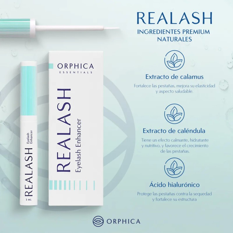 Realash Suero Alargador Pestañas Volumen, Fuerza Orphica 3ml