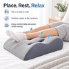 Contoured Memory Foam Leg Pillow – Dual Leg Support for