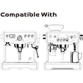 58 mm Espresso Puck Screen for Breville Dual Boiler Portafilter Espresso Filter Screen 58.5mm Puck Screen for GAGGIA Espresso Puck Screen Machine Filter 1.7mm Thickness 316 Stainless Steel 2 Packs