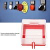 Luqeeg Emergency Stop Switch Cover, Push Button Actuator, Manual Operation,