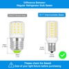 BROLSKUN Freezer Light Bulb Replacement Kei D28a Kel 2811 E17