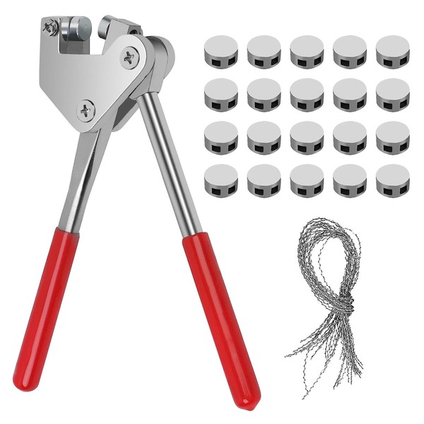 Sealing Pliers Kit with 20 Lead Seals, 20 Sealing Wire,