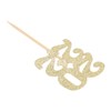 9Sets 2022 Graduation Cupcake Toppers Glitter Alphabet Numbers Diploma Bachelor