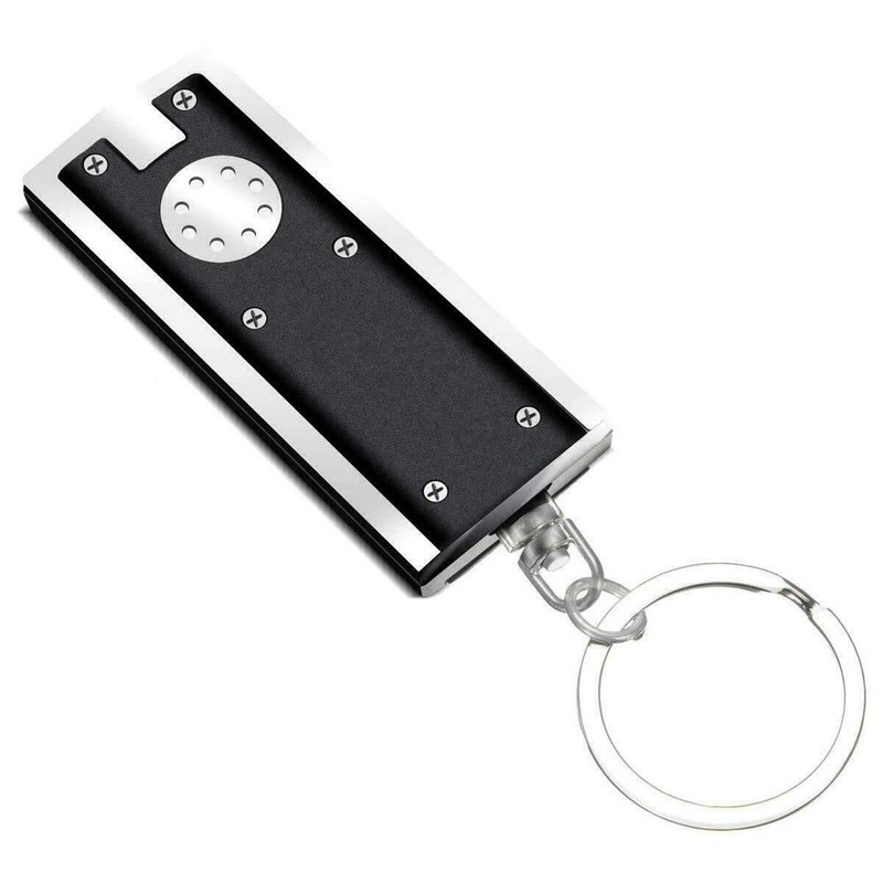 2 x Keyring Torch Super Bright Led 10cm Black and