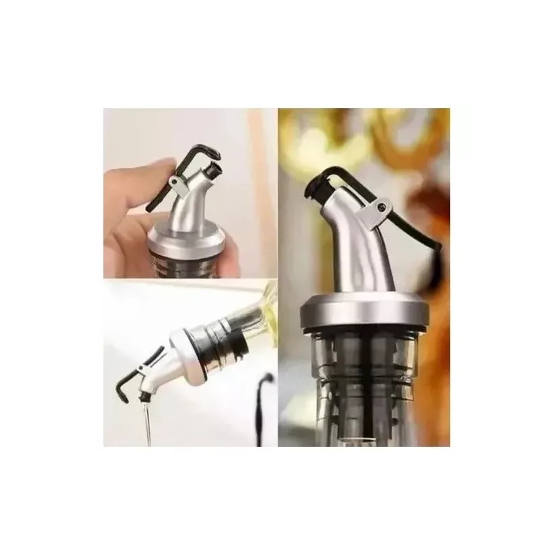 RIVERSOFY Botella Dispensadora Para Aceite De 500 Ml 2 Piezas