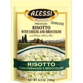 Alessi Cheese and Broccolini Risotto, 6.5 Ounce (Pack of 6)