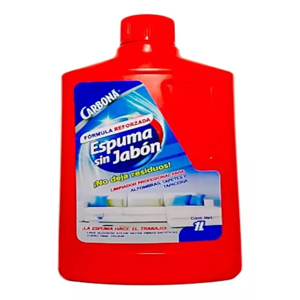 Quick Limpiador De Alfombras Carbona Espuma Sin Jabón 1l