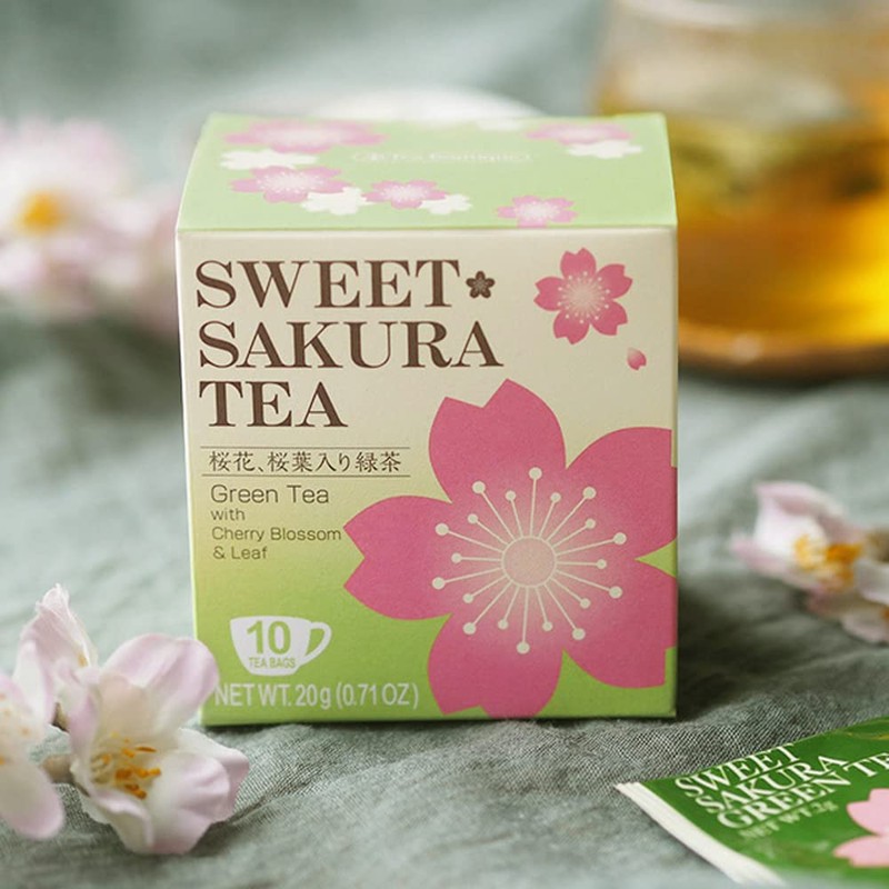 Tea Boutique Sweet Sakura Tea Green Tea With Cherry Blossom