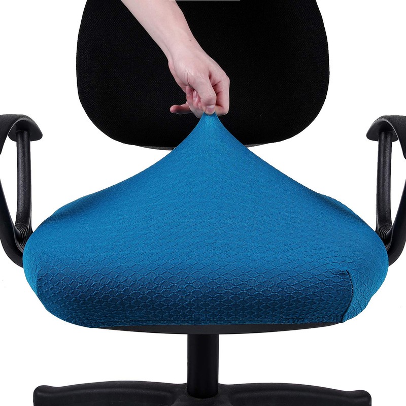 Smiry Stretch Jacquard Office Computer Chair Seat Covers, Removable Washable