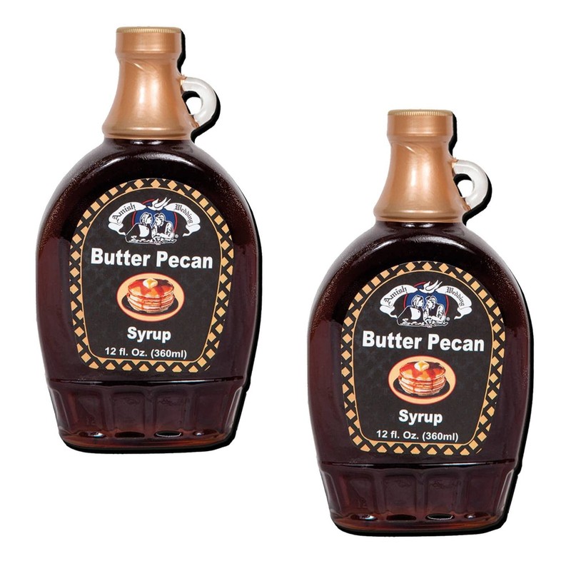 Amish Wedding Syrup, Ohio Made for Pancakes or Waffles, Two