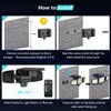 Tuffenough Solar Outdoor Lights 2500LM 210 LED Security Lights with