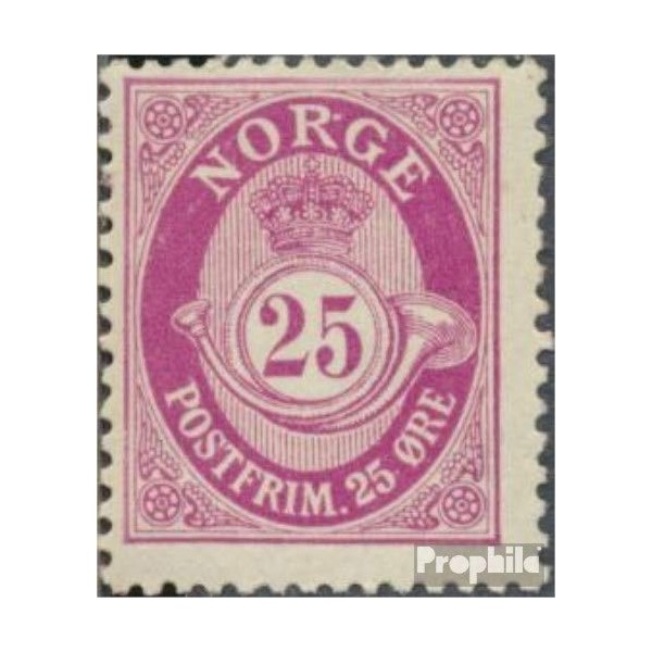 Norway 83A unmounted mint/never hinged ** MNH 1909 Horn (Stamps
