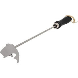 BBQ Fans Bass Branding Iron for Steak, Buns, Wood & Leather