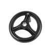 Sourcingmap 16mmx160mm Black 3 Spoked Lathe Handwheel Hand Wheel with
