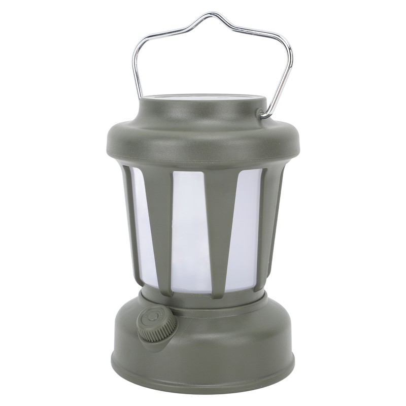 Camping Lantern Solar Powered USB Rechargeable Stepless Dimmable Retro Style