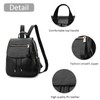 DIRRONA Women's Backpacks Casual Daypacks Anti-Theft Ladies Rucksack Waterproof PU