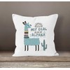 SpecialMe® Cushion Cover Mir egal ich Bin Ein Alpaca –