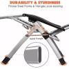 H&ZT Adjustable Chair Folding Lounge Chair Reclining Patio Chairs with