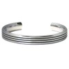 Titanium 10MM Cuff Bangle w/ 3 Lines
