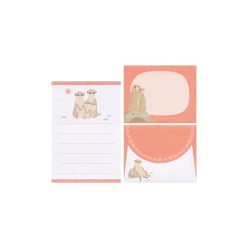 Zoom-in Animal 5422403 Mini Letter Set, Meerkat, Cute Animal