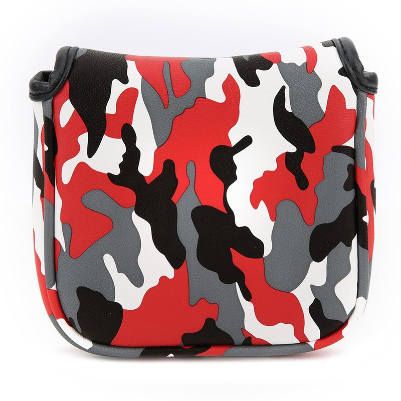 Yctze Camouflage Square Putter Cover, Waterproof PU Club Head Cover