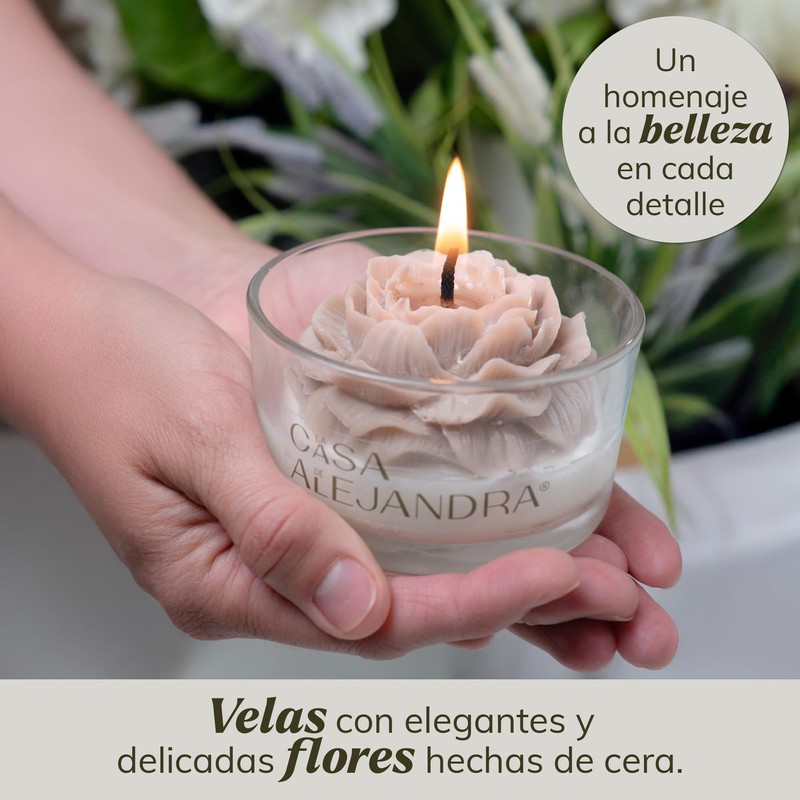 LA CASA DE ALEJANDRA | Set de 2 velas con