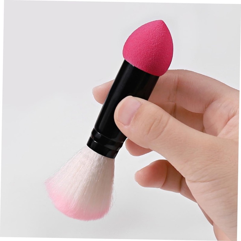 Ipetboom 3pcs Double Ended Makeup Brush Bronzing Brush Foundation Contour