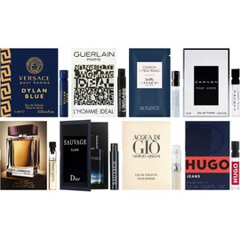 JRoBeauty Cologne High End Designer Fragrance Sampler Set for Men - (Pack of 8 Sample Vials)
