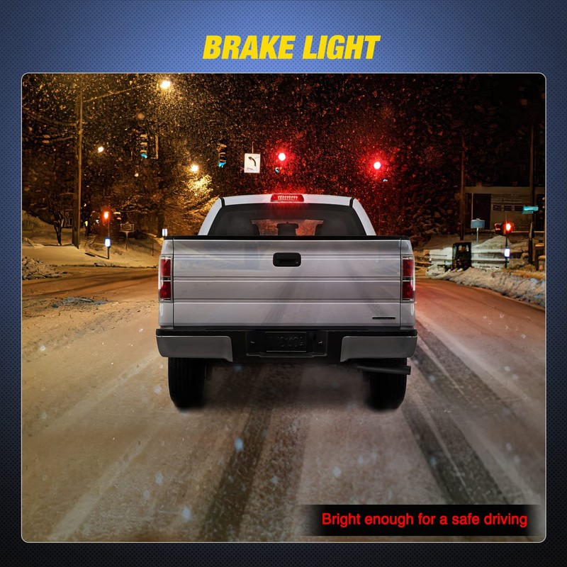 Nilight Third Brake Light Tail High Mount 3rd Stop Cargo