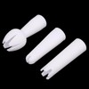3Pcs White Set Whip Cream Dispenser Head Whipped Nozzle Mounting