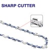 4 Pack 10 Inch Chainsaw Chain 3/8" LP Pitch .043''