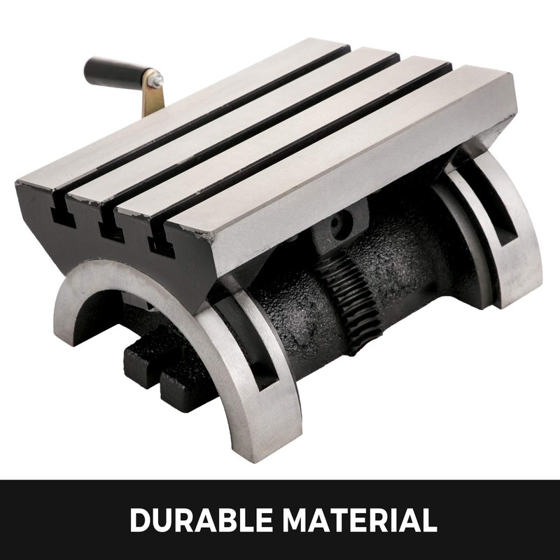 BestEquip Tilting Milling Table 10x7inch Tilting Angle Milling Machine 0-90°Adjustable