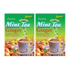 Honsei Instant Ginger Honey and Ginger Mint Tea Set, 20