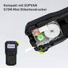 SUPVAN 240 Labels/Roll Black on White Label Tape Thermal Multipurpose