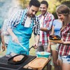 Yiyiring 2 Sets Cast Iron Fajita Skillet Pan Set Sizzling