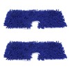 2PCS Mop Head Pad Microfiber Mop Replacement Pad Washable Reusable