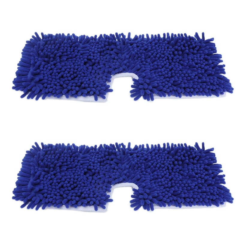 2PCS Mop Head Pad Microfiber Mop Replacement Pad Washable Reusable