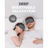 MZOO Luxury Sleep Mask for Back, Side Sleeper, Complete Light