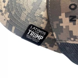 own Hat Clip Latinos for Trump Engraved