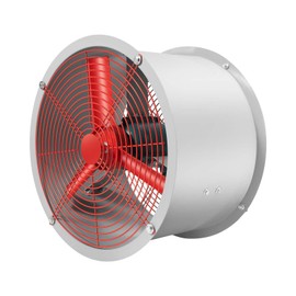 LyeXD Explosion-proof Axial Exhaust Fan, CBF-400D Tube Axial Duct Fan Cylinder Pipe Explosion-proof Spray Booth Paint Fumes Exhaust Fan w/3* Blades, Industrial Portable Ventilator for Factories