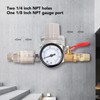 Air Compressor Pressure Regulator 1/4 Inch NPT Air Pressure Regulator