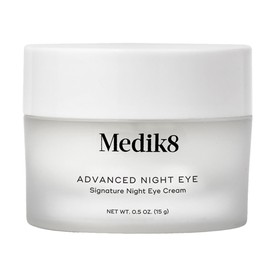 Medik8 Advanced Night Eye Cream - Multi Peptide and Caffeine Eye Cream - Night Moisturizer for Smoothing Wrinkles, Puffiness and Dark Circles - 0.5 oz
