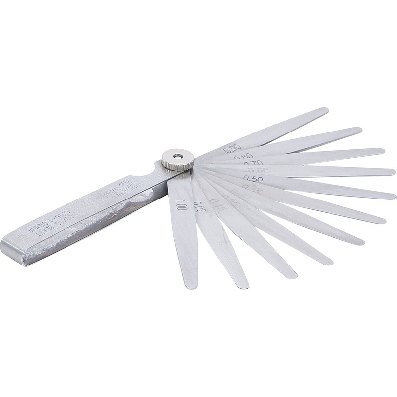 BGS 3082 Precision Feeler gauges 13 Blades, Silver
